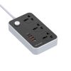  Зображення Фильтр СolorWay 3 розетки/4USB (Type-C PD20W + 3USB QC3.0) Black 2M 