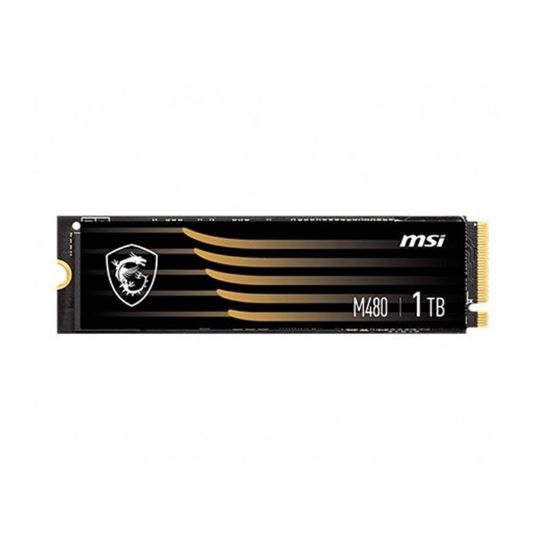  Зображення Накопичувач SSD 1TB MSI Spatium M480 M.2 2280 PCIe 4.0 x4 NVMe 3D NAND (S78-440L490-P83) 