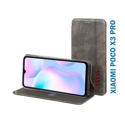  Зображення Чохол до мобільного телефона BeCover Exclusive New Style Poco X3 Gray (706436) 