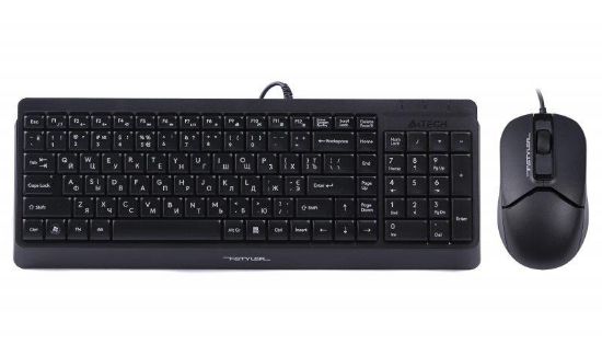  Зображення Комплект A4-Tech F1512 (Black) 