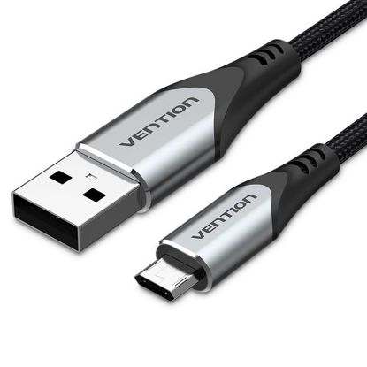  Зображення Кабель Vention USB - microUSB 3A 1.5 m, Black (COCHG) 