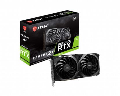  Зображення Відеокарта GF RTX 3070 8GB GDDR6 Ventus 2X OC MSI (GeForce RTX 3070 VENTUS 2X 8G OC LHR) 