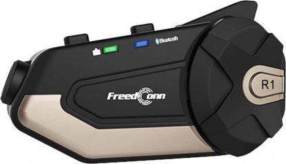  Зображення Bluetooth-мотогарнітура для шолома FreedConn R1 з камерою (fdr1cam) 