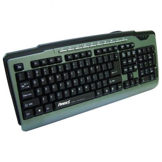  Зображення Клавіатура Aneex E-K952 Black USB 