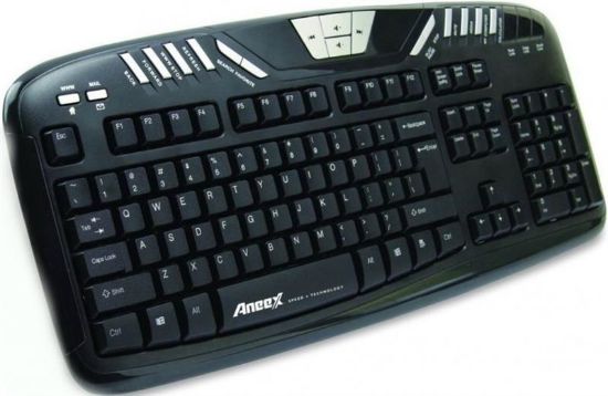  Зображення Клавіатура Aneex E-K958 Black USB 