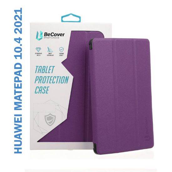  Зображення Чохол-книжка BeCover Smart для Huawei MatePad 10.4 2021 Purple (706481) 