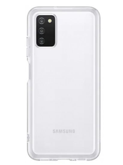  Зображення Чохол-накладка Samsung Soft Clear Cover для Samsung Galaxy A03s SM-A037 Transparent (EF-QA037TTEGRU) 