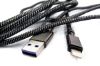  Зображення Кабель Dengos USB-Lightning 4A 1м Black (NTK-L-KPR-USB3-BLACK) 