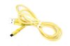  Зображення Дата кабель USB 2.0 AM to Micro 5P 1.0m yellow Dengos (PLS-M-IND-SOFT-YELLOW) 