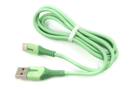  Зображення Дата кабель USB 2.0 AM to Type-C 1.0m mint Dengos (PLS-TC-IND-SOFT-MINT) 