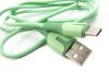  Зображення Дата кабель USB 2.0 AM to Type-C 1.0m mint Dengos (PLS-TC-IND-SOFT-MINT) 