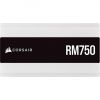  Зображення Corsair RM Series (2021), White, RM750, 750 Watt, 80 PLUS GOLD Certified, Fully Modular Power Supply, EU Version, EAN:0840006628712 