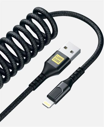  Зображення Кабель Luxe Cube Dynamic USB-Lightning, 1.5м, Black (4446689101557)  