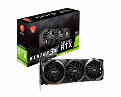  Зображення Видеокарта GF RTX 3080 Ti 12GB GDDR6X Ventus 3X OC MSI (GeForce RTX 3080 Ti Ventus 3X 12G OC) 