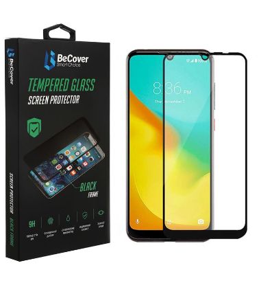  Зображення Скло захисне BeCover ZTE Blade A51 / A71 Black (706670) 