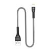  Зображення Кабель 1m USB 2.0 / Lightning Colorway (CW-CBUL041-GR) (braided cloth) Grey 