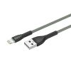  Зображення Кабель 1m USB 2.0 / Lightning Colorway (CW-CBUL041-GR) (braided cloth) Grey 