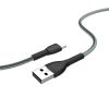  Зображення Кабель 1m USB 2.0 (AM/Micro USB) ColorWay (CW-CBUM041-GR) (braided cloth) 3.0А Grey 