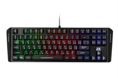  Зображення Клавіатура 2E GAMING KG355 LED 87key USB Black UKR 