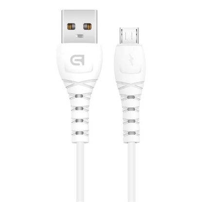  Зображення Кабель Armorstandart AR16 USB - microUSB, 3А, 1м, White (ARM59532) 