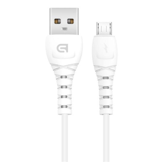  Зображення Кабель Armorstandart AR16 USB - microUSB, 3А, 1м, White (ARM59532) 