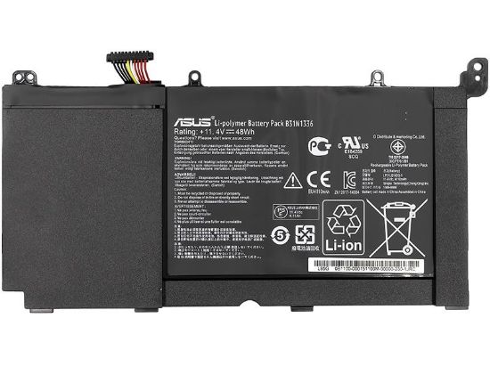  Зображення Акумулятор до ноутбука PowerPlant ASUS VivoBook S551L (A42-S551) 11.4V 4400mAh (NB430765) 