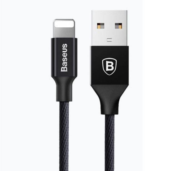  Зображення Кабель Baseus Yiven USB-Lightning 1.5A, 3м Black (CALYW-C01) 