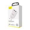  Зображення Мережевий зарядний пристрій Baseus Speed Mini Dual U Charger (2USB) 10.5W White (CCFS-R02) 