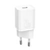  Зображення Зарядний пристрій Baseus Super Si Quick Charger 1C 20W EU White (CCSUP-B02) 