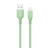  Зображення Кабель 1m USB 2.0 / Lightning Colorway (CW-CBUL042-GR) (soft silicone) 2.4А Green 