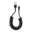  Зображення Кабель 35-150см USB 2.0 (AM/Micro USB) ColorWay (CW-CBUM051-BK) (spiral) 2.4А Black 