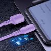  Зображення Кабель 1m USB 2.0 (AM/Micro USB (5 pin) Colorway (CW-CBUM044-PU) 2,4А soft silicone фіолетовий 