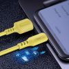  Зображення Кабель 1m USB 2.0 (AM/Micro USB (5 pin) Colorway (CW-CBUM043-Y) 2,4А soft silicone зелений 