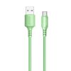  Зображення Кабель 1m USB 2.0 AM/Type-C Colorway (CW-CBUC042-GR) (soft silicone) 2.4A Green 