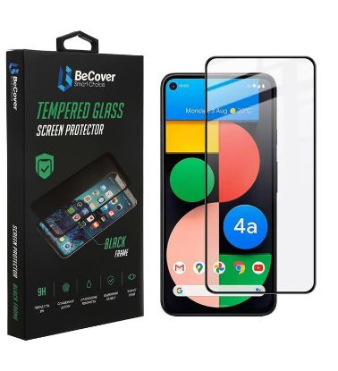  Зображення Скло захисне BeCover Google Pixel 4A 5G Black (706782) 