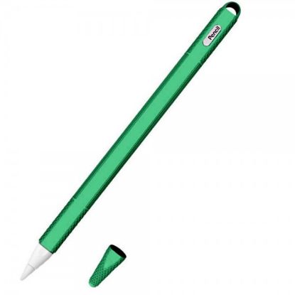  Зображення Чохол TPU Goojodoq Hybrid Ear для стілуса Apple Pencil 2 Green тех.пак (4001055094286G) 