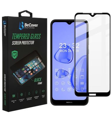  Зображення Скло захисне BeCover Nokia C30 Black (706903) 