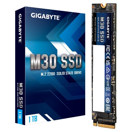  Зображення Твердотільний диск M.2  1TB  GigaByte M30   PCI-Express 3.0x4, Up to 3500/3000 MB/s) 