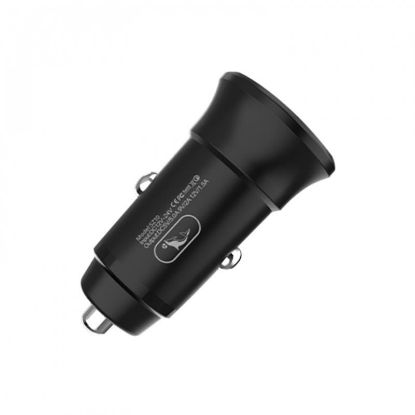  Зображення Автомобільний зарядний пристрій SkyDolphin SZ10 QC3.0 (1USB, 3.1A) Black (AZP-000086) 