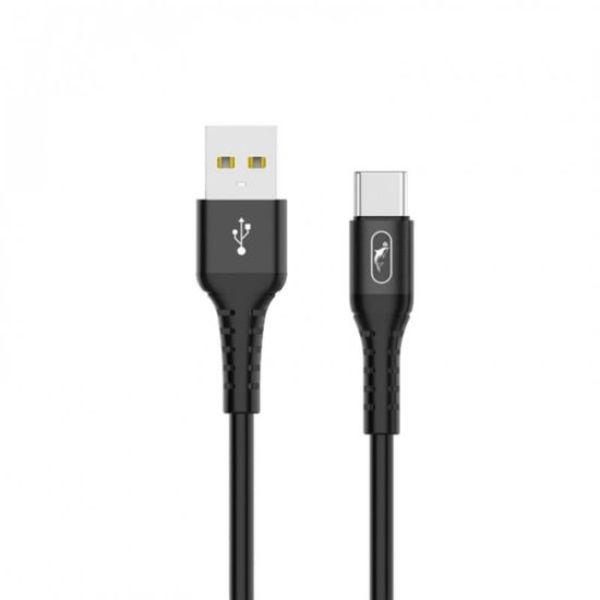  Зображення Кабель SkyDolphin S05T TPE Frost Line USB - Type-C 1м, Black (USB-000551) 