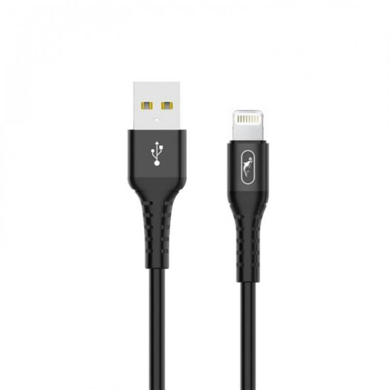  Зображення Кабель SkyDolphin S05L TPE Frost Line USB - Lightning 1м, Black (USB-000549) 