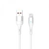  Зображення Кабель SkyDolphin S06L LED Smart Power USB - Lightning 1м, White (USB-000555) 