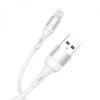  Зображення Кабель SkyDolphin S06L LED Smart Power USB - Lightning 1м, White (USB-000555) 