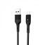  Зображення Кабель SkyDolphin S06V LED Smart Power USB - microUSB 1м, Black (USB-000559) 