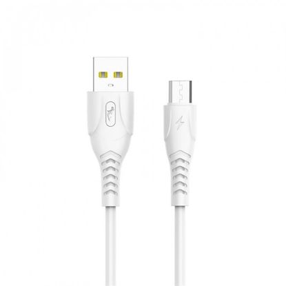  Зображення Кабель SkyDolphin S08V USB - microUSB 1м, White (USB-000564) 