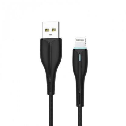  Зображення Кабель SkyDolphin S48L USB - Lightning 1м, Black (USB-000422) 