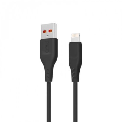  Зображення Кабель SkyDolphin S61L USB - Lightning 1м, Black (USB-000573) 