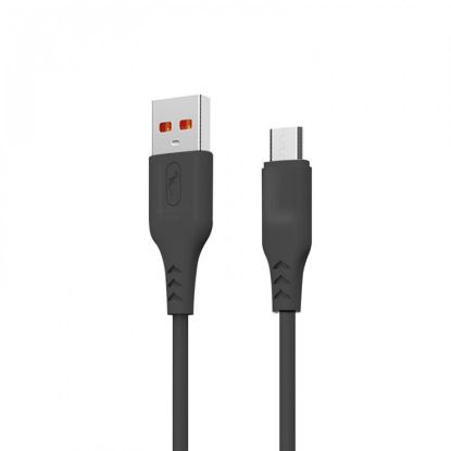  Зображення Кабель SkyDolphin S61VB USB - мicroUSB 2м, Black (USB-000450) 