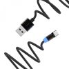  Зображення Кабель SkyDolphin S59KIT Magnetic USB - Lightning + microUSB + Type-C 1м, Black (USB-000547) 