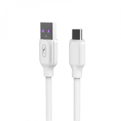  Зображення Кабель SkyDolphin S56T Super Fast TPE USB - Type C 1м, White (USB-000572) 